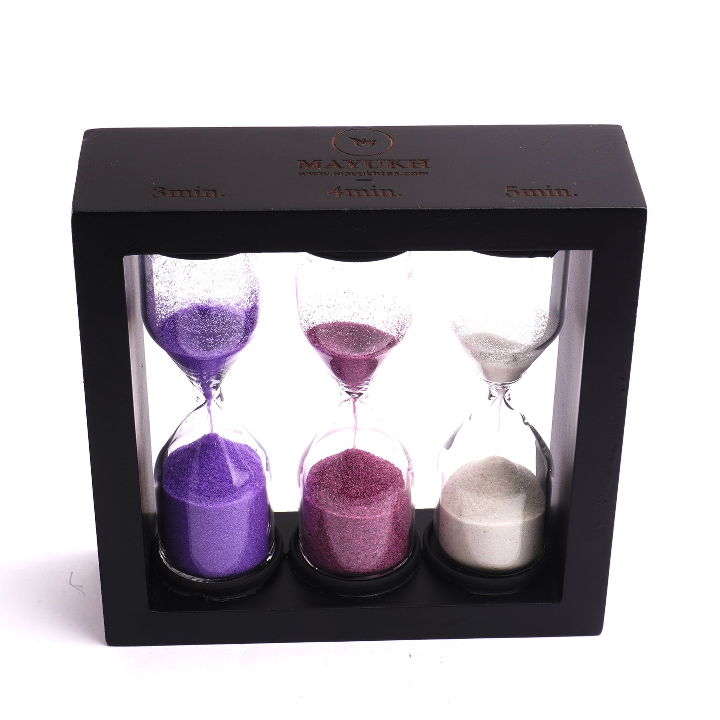 TRIPLE MOUNTED HOURGLASS SAND TIMER