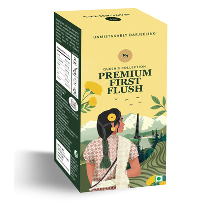 Premium First Flush Darjeeling Black Tea - 100% Pure, High-Quality Tea from the Himalayas | Aromatic, Smooth, and Refreshing | Loose Leaf | 100g