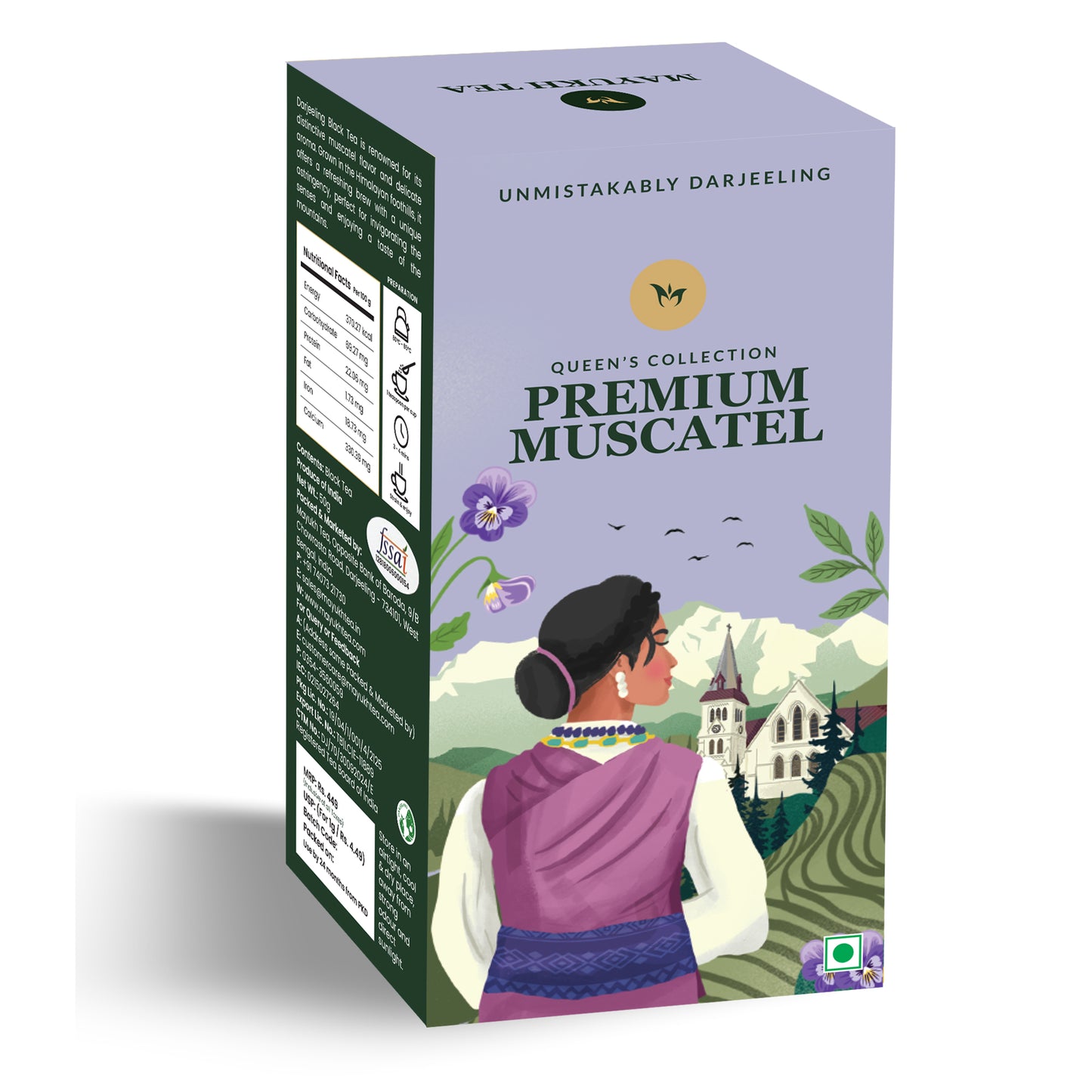 Premium Muscatel Second Flush Darjeeling Black Tea – Loose Leaf, Aromatic & Flavorful, Handpicked | 100g