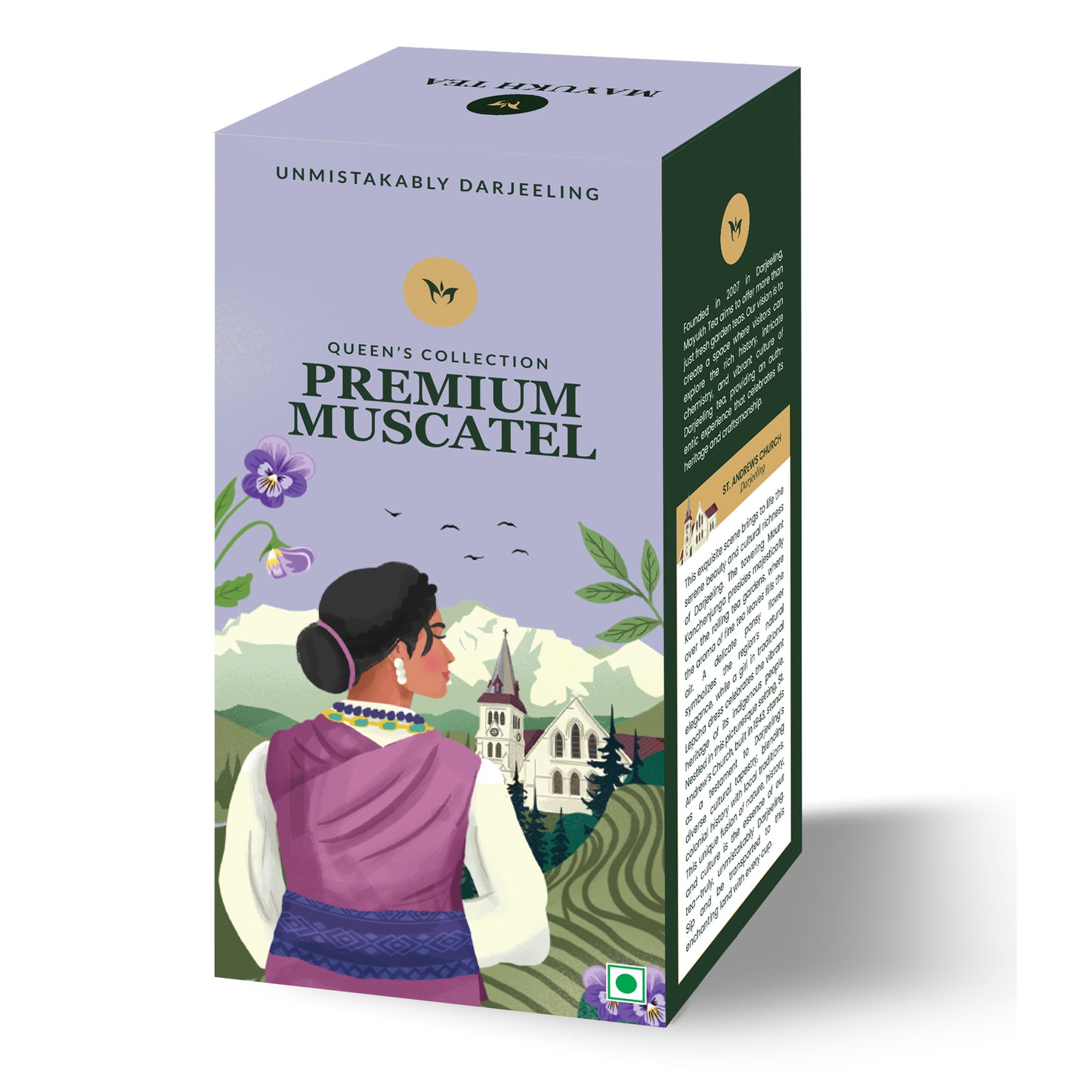 Premium Muscatel Second Flush Darjeeling Black Tea – Loose Leaf, Aromatic & Flavorful, Handpicked | 100g