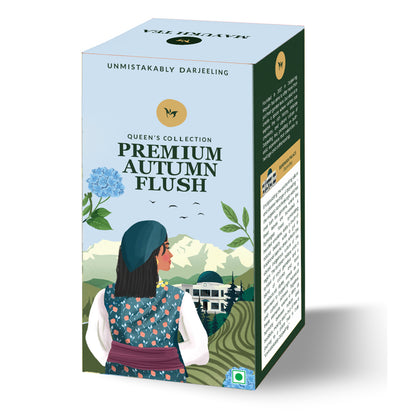 Premium Autumn Flush Darjeeling Black Tea – Loose Leaf, Muscatel Flavor, Smooth & Floral, High-Quality Himalayan Tea, 100g