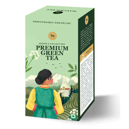 Premium Darjeeling Green Tea – Loose Leaf, Smooth & Refreshing – High Antioxidant, Rich Flavor | Best Quality Green Tea from Darjeeling,100g