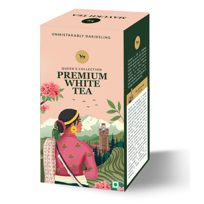 Premium Darjeeling White Tea – Handpicked, Delicate & Refreshing Flavor, Loose Leaf – High-Quality White Tea from the Himalayas, 50g