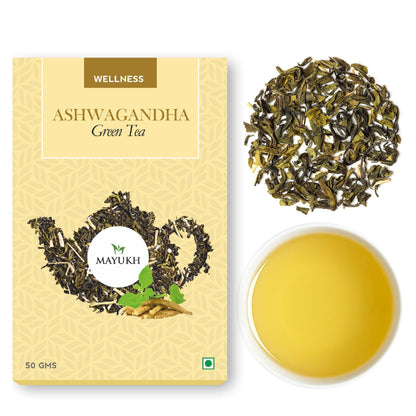 Ashwagandha Darjeeling Green Tea - 50 gm