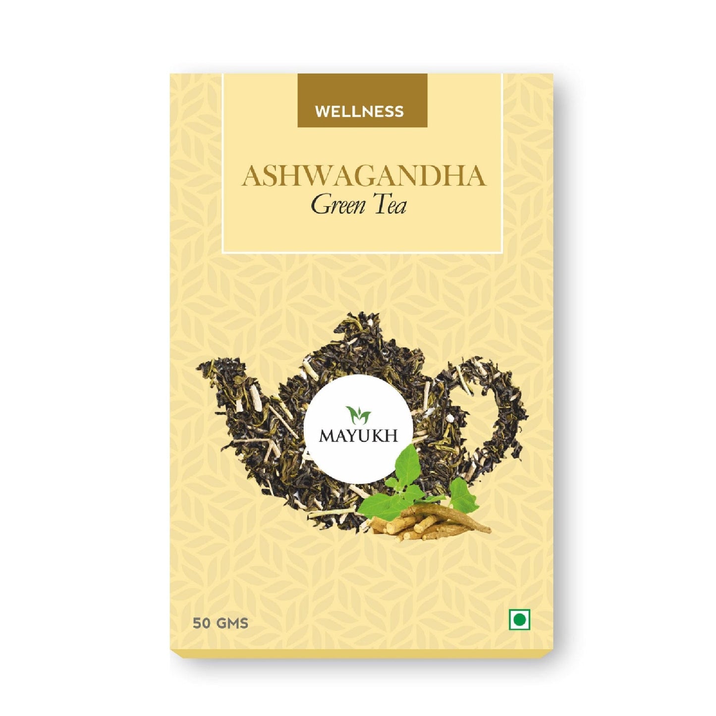 Ashwagandha Darjeeling Green Tea - 50 gm