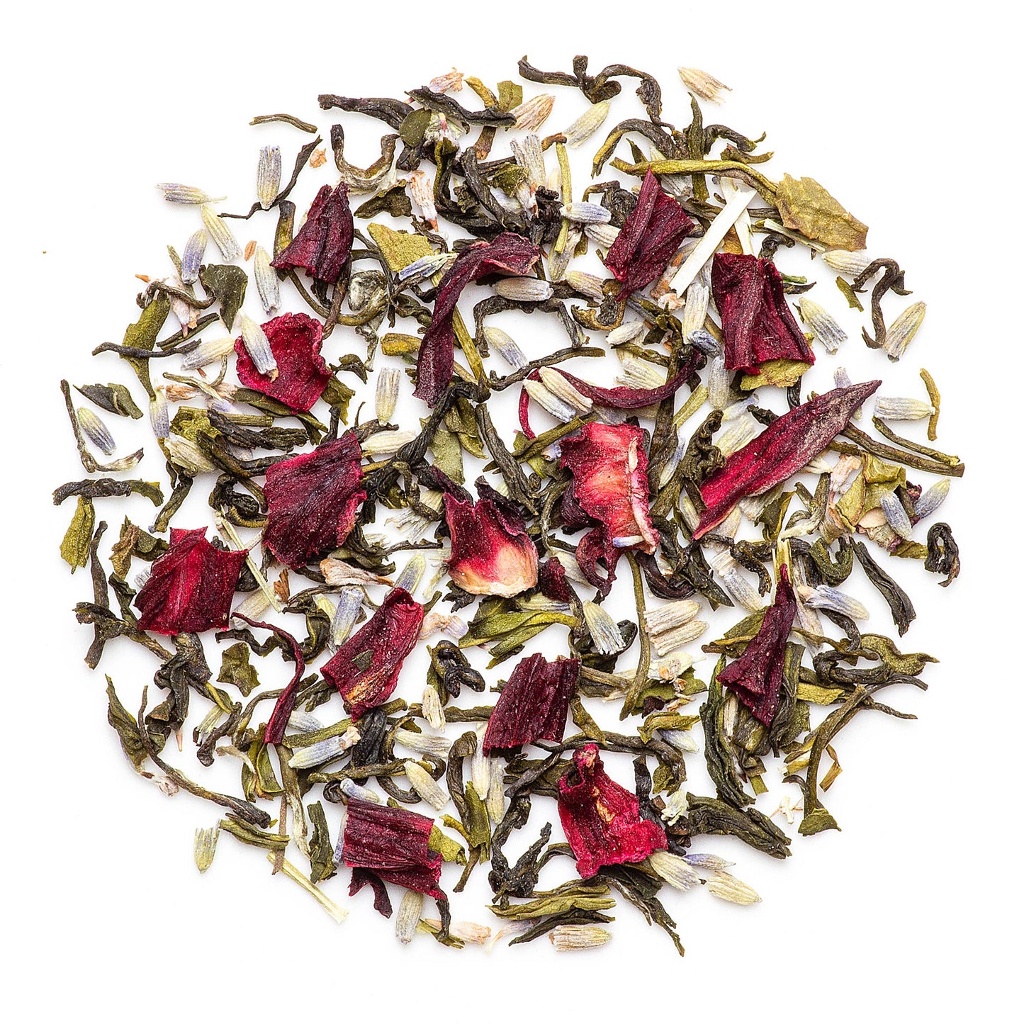 Hibiscus Lavender Darjeeling Green Tea - 50 gm