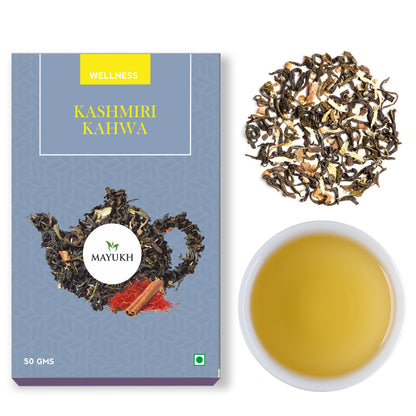 Kashmiri Kahwa Darjeeling Green Tea - 50 gm