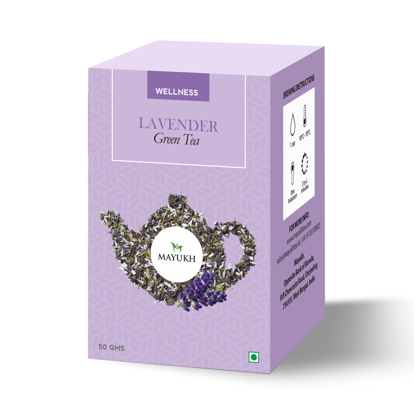 Lavender Darjeeling Green Tea - 50 gm