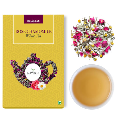 ROSE CHAMOMILE DARJEELING WHITE TEA - 50G