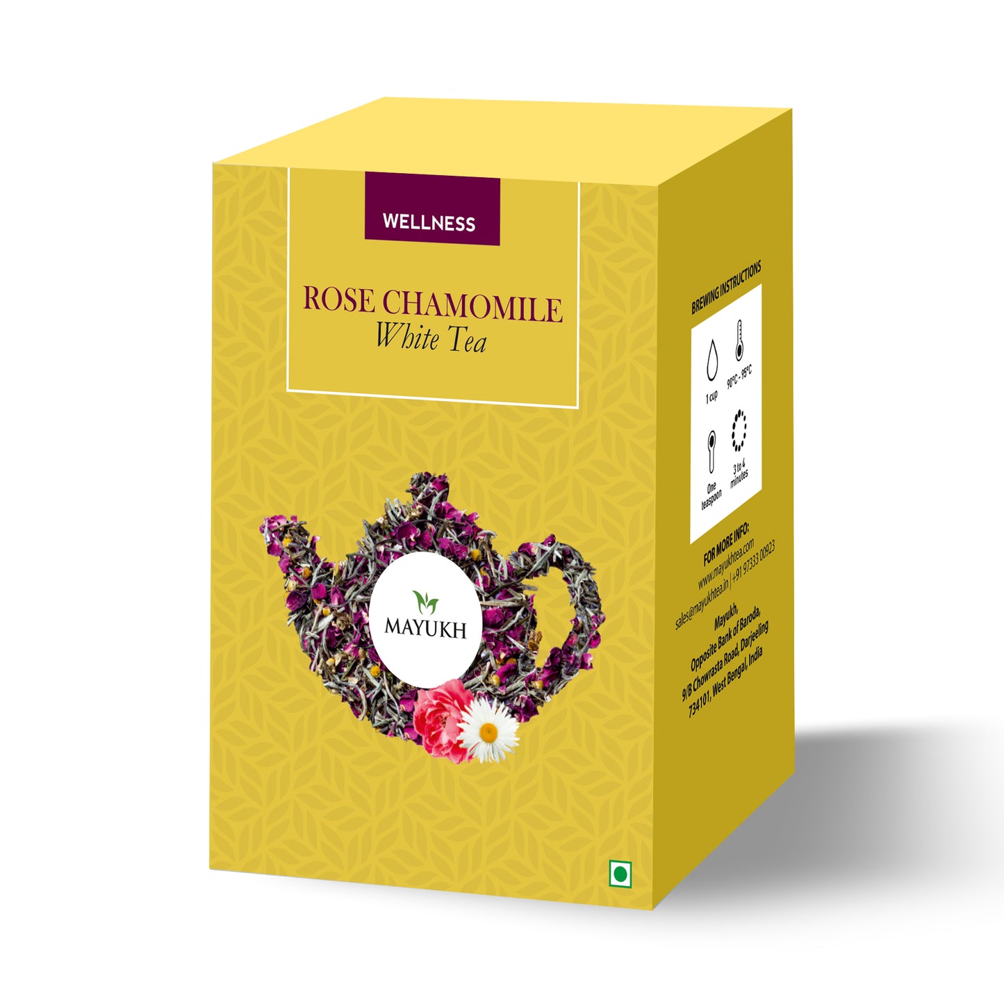 ROSE CHAMOMILE DARJEELING WHITE TEA - 50G