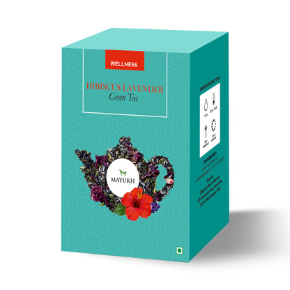 Hibiscus Lavender Darjeeling Green Tea - 50 gm